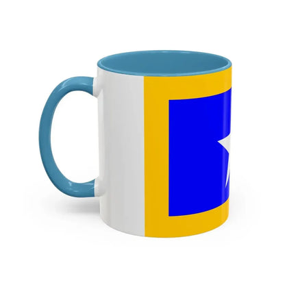 Flag of Qrendi Malta - Accent Coffee Mug - Go Mug Yourself