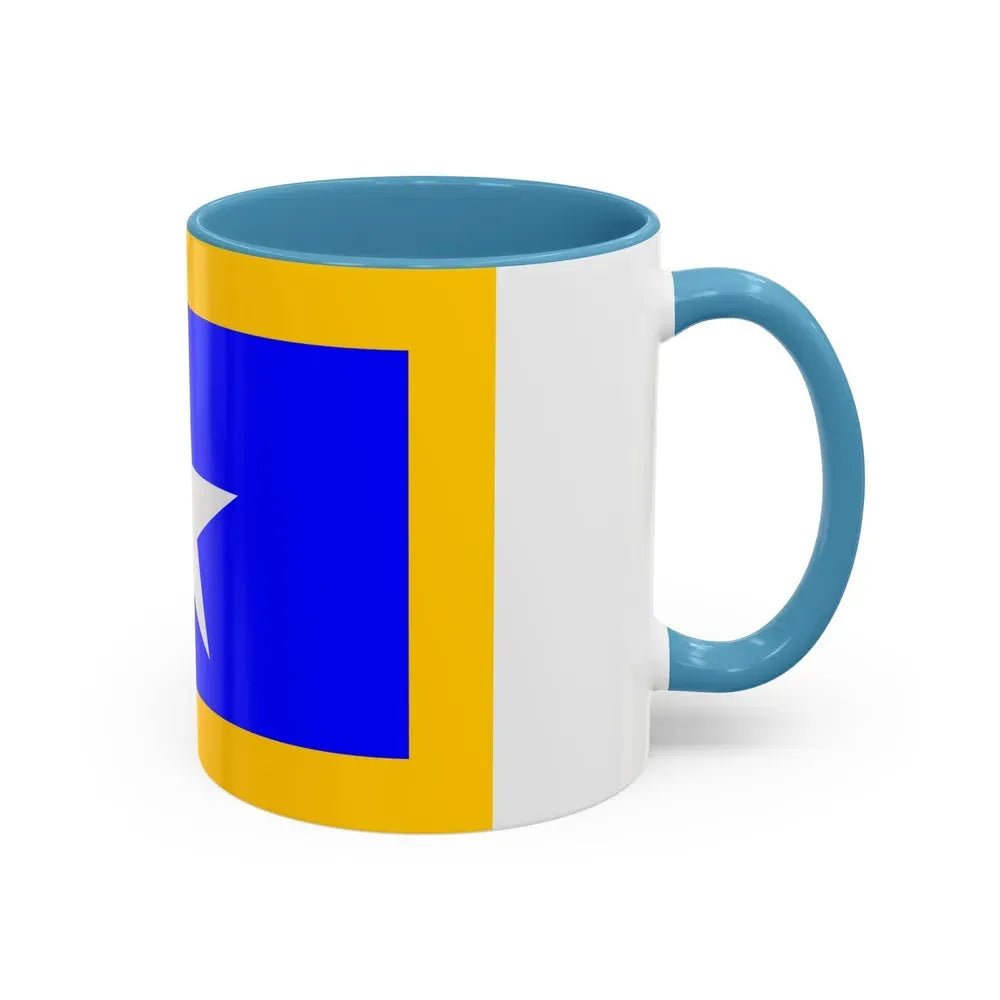 Flag of Qrendi Malta - Accent Coffee Mug - Go Mug Yourself