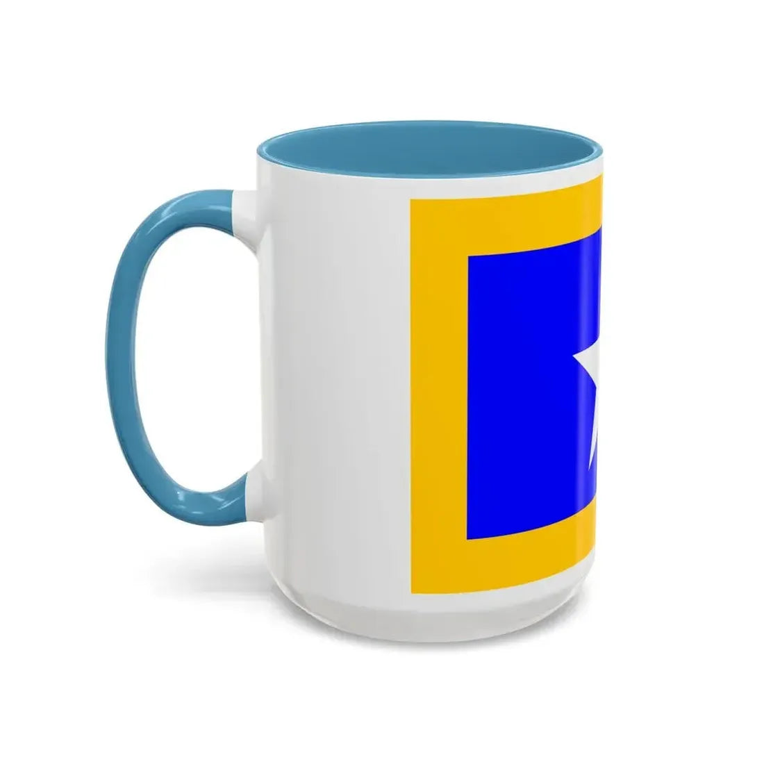 Flag of Qrendi Malta - Accent Coffee Mug - Go Mug Yourself