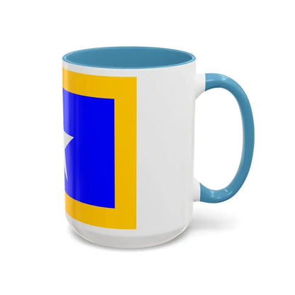Flag of Qrendi Malta - Accent Coffee Mug - Go Mug Yourself