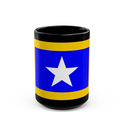 Flag of Qrendi Malta - Black Coffee Mug-15oz-Go Mug Yourself