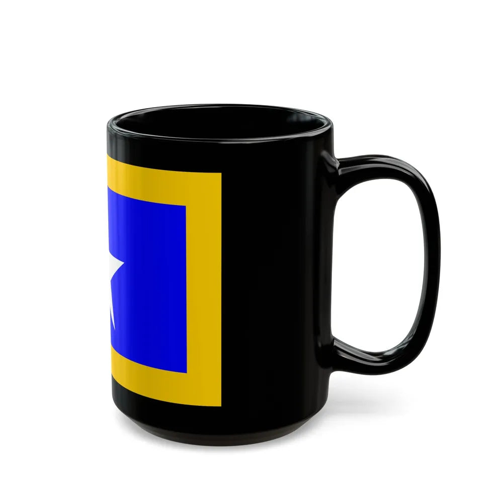 Flag of Qrendi Malta - Black Coffee Mug-Go Mug Yourself