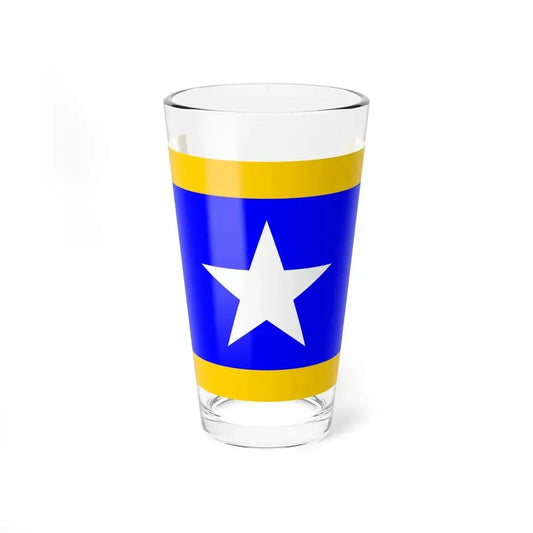 Flag of Qrendi Malta - Pint Glass 16oz 16oz - Go Mug Yourself