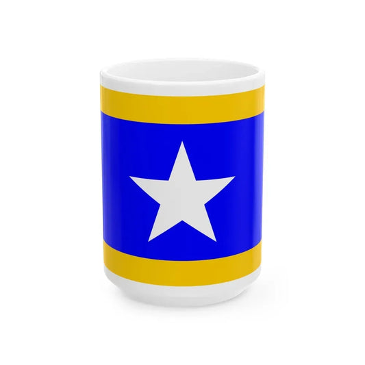 Flag of Qrendi Malta - White Coffee Mug 15oz - Go Mug Yourself