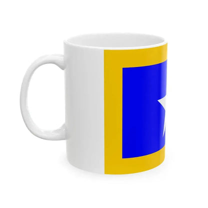 Flag of Qrendi Malta - White Coffee Mug - Go Mug Yourself
