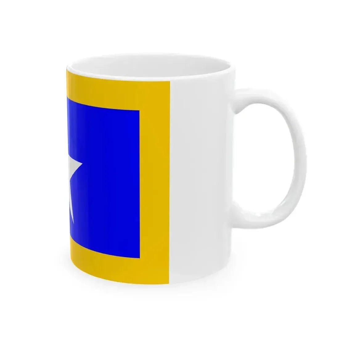 Flag of Qrendi Malta - White Coffee Mug - Go Mug Yourself