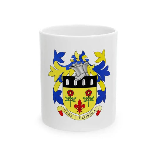 Flag of Quatre Bornes (Mauritius) White Coffee Mug 11oz - Go Mug Yourself