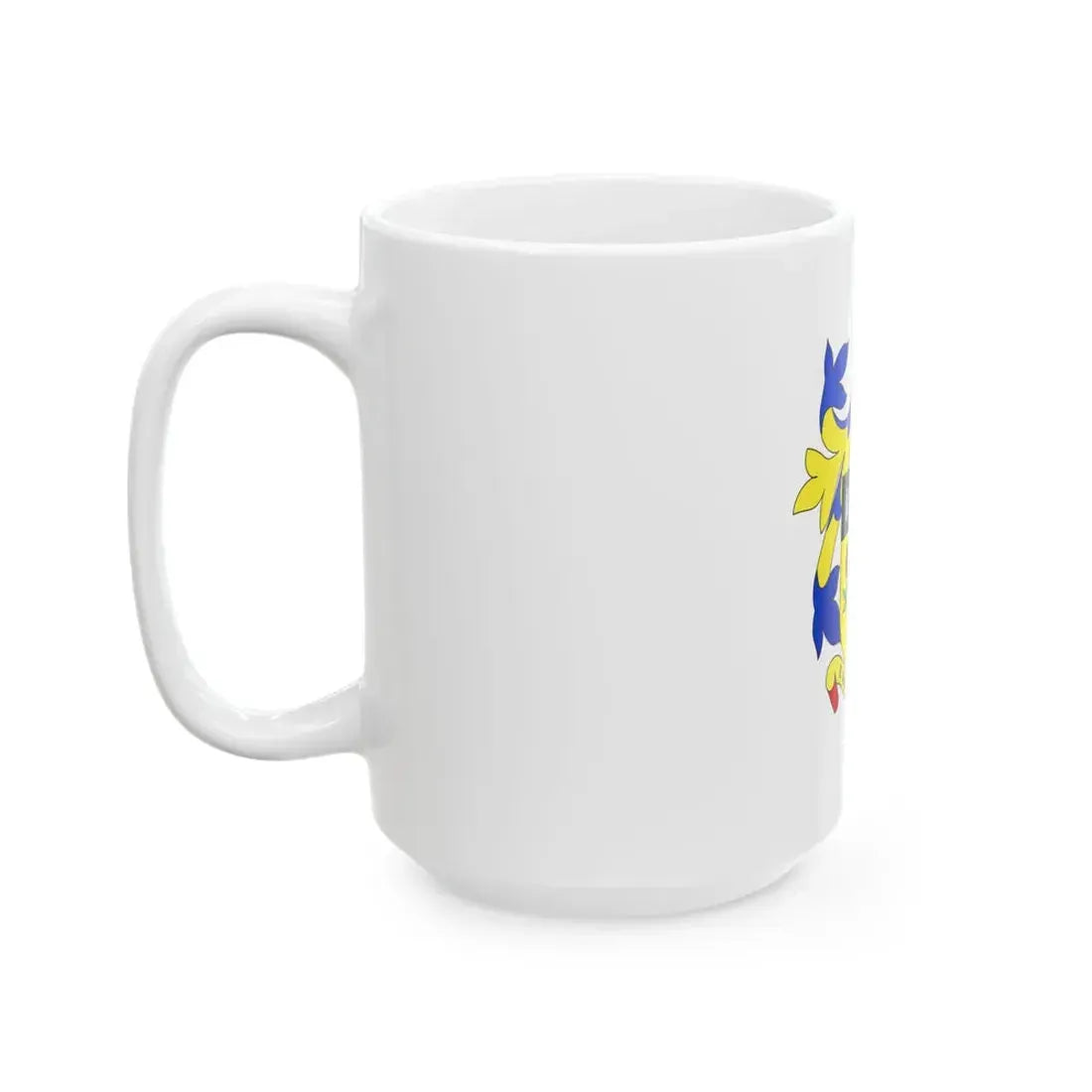 Flag of Quatre Bornes (Mauritius) White Coffee Mug - Go Mug Yourself