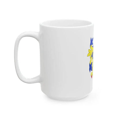 Flag of Quatre Bornes (Mauritius) White Coffee Mug - Go Mug Yourself
