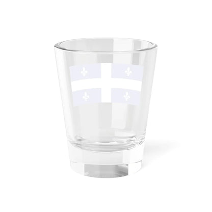 Flag of Quebec 1-2 (Canada) Shot Glass 1.5oz - Go Mug Yourself