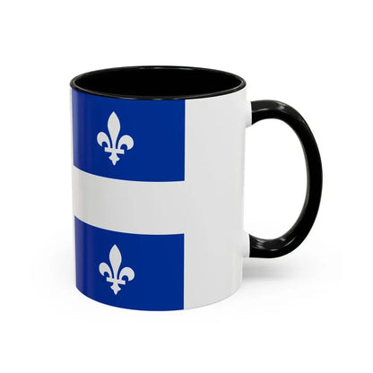 Flag of Quebec Canada - Accent Coffee Mug - Go Mug Yourself