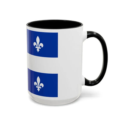Flag of Quebec Canada - Accent Coffee Mug - Go Mug Yourself