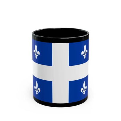 Flag of Quebec Canada - Black Coffee Mug 11oz - Go Mug Yourself