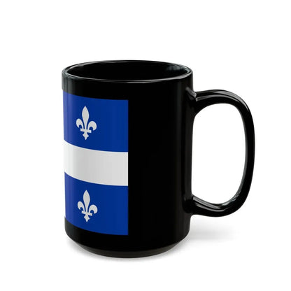 Flag of Quebec Canada - Black Coffee Mug - Go Mug Yourself