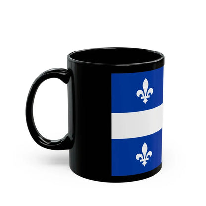 Flag of Quebec Canada - Black Coffee Mug - Go Mug Yourself