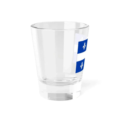 Flag of Quebec Canada - Shot Glass 1.5oz - Go Mug Yourself