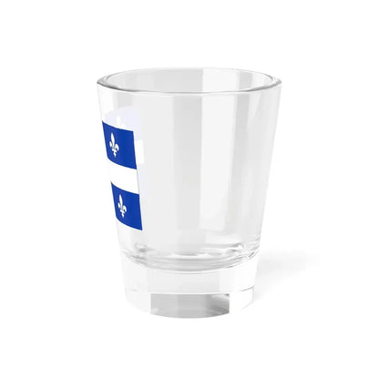 Flag of Quebec Canada - Shot Glass 1.5oz - Go Mug Yourself