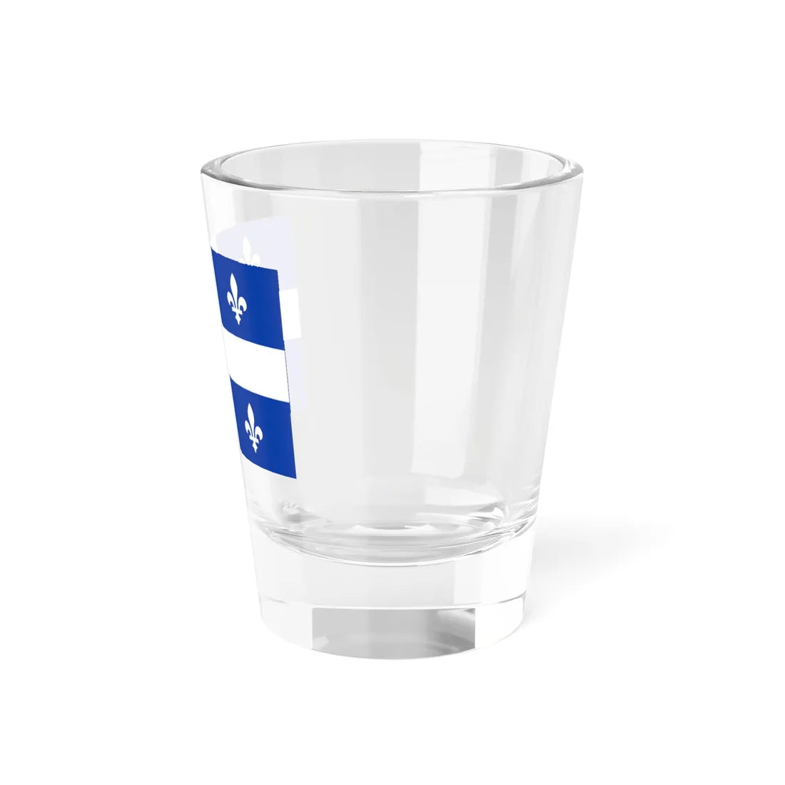 Flag of Quebec (Canada) Shot Glass 1.5oz - Go Mug Yourself