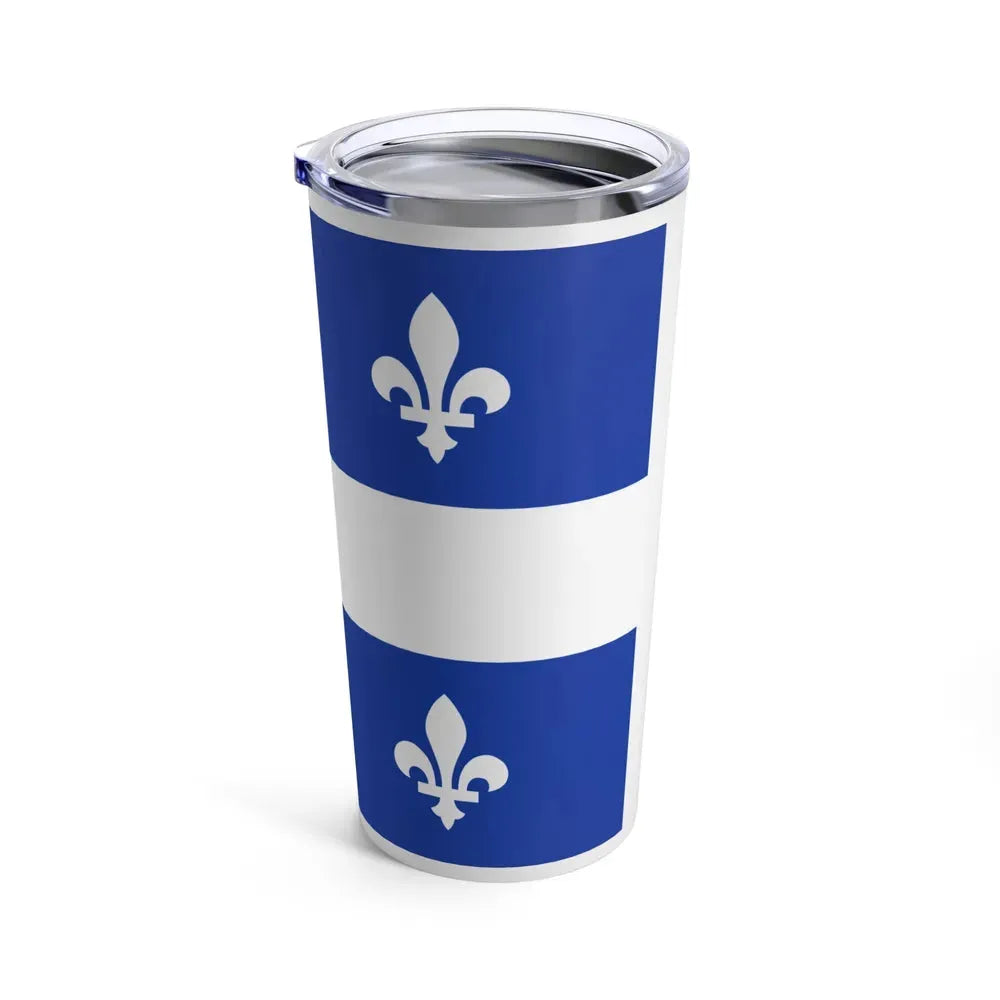 Flag of Quebec Canada - Tumbler 20oz - Go Mug Yourself