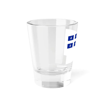 Flag of Quebec City 1967-1987 (Canada) Shot Glass 1.5oz - Go Mug Yourself