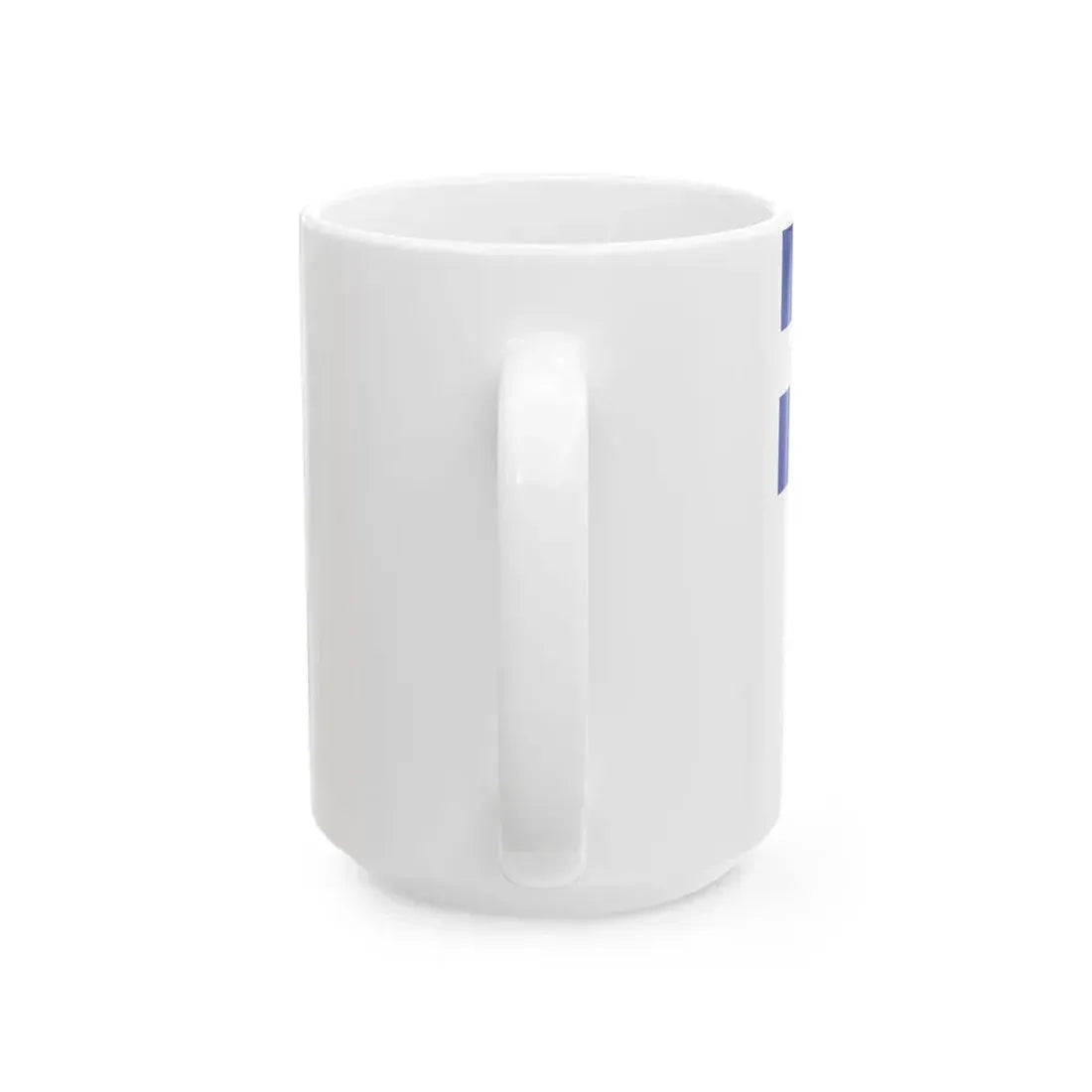 Flag of Quebec City 1967-1987 (Canada) White Coffee Mug - Go Mug Yourself