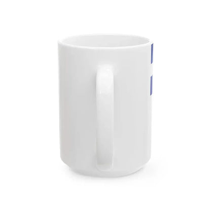 Flag of Quebec City 1967-1987 (Canada) White Coffee Mug - Go Mug Yourself
