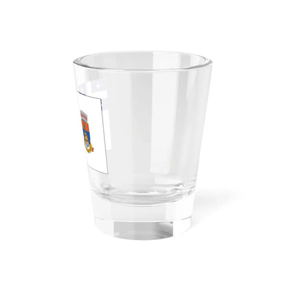 Flag of Quebec City 1967-1987 outline (Canada) Shot Glass 1.5oz - Go Mug Yourself