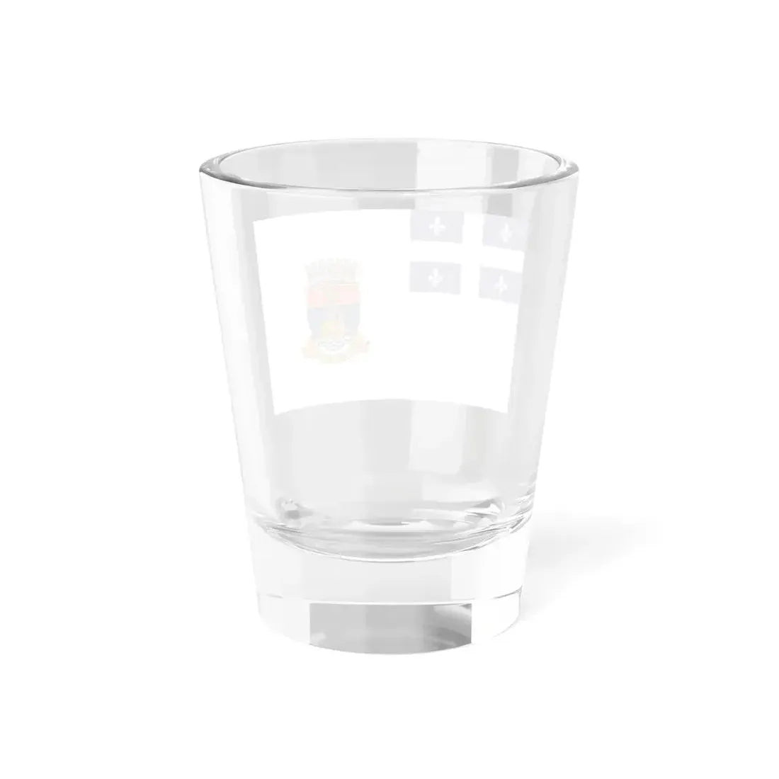 Flag of Quebec City 1967 to 1987 Canada - Shot Glass 1.5oz - Go Mug Yourself