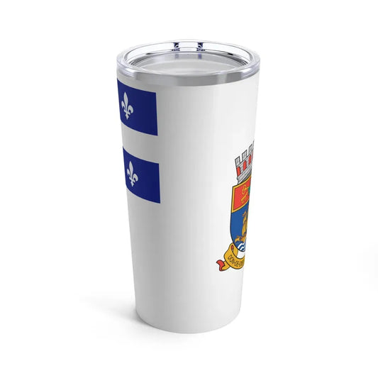 Flag of Quebec City 1967 to 1987 Canada - Tumbler 20oz 20oz - Go Mug Yourself