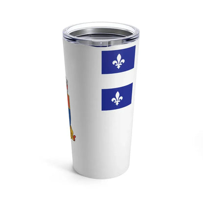 Flag of Quebec City 1967 to 1987 Canada - Tumbler 20oz - Go Mug Yourself