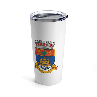 Flag of Quebec City 1967 to 1987 Canada - Tumbler 20oz - Go Mug Yourself