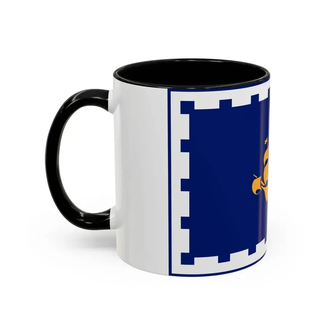 Flag of Quebec City Canada - Accent Coffee Mug - Go Mug Yourself