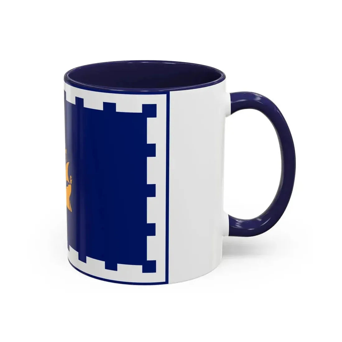 Flag of Quebec City Canada - Accent Coffee Mug - Go Mug Yourself