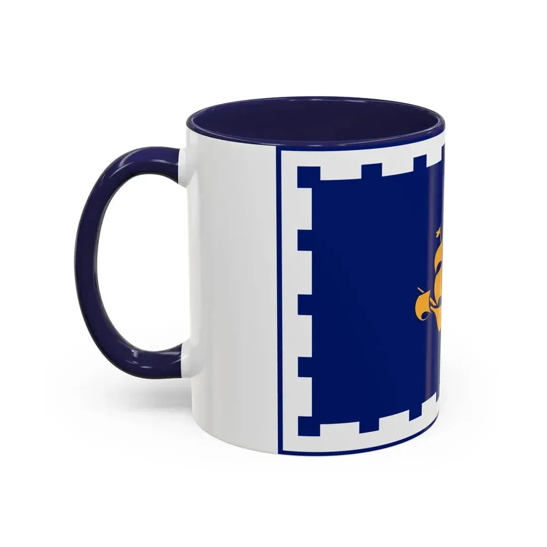 Flag of Quebec City Canada - Accent Coffee Mug - Go Mug Yourself