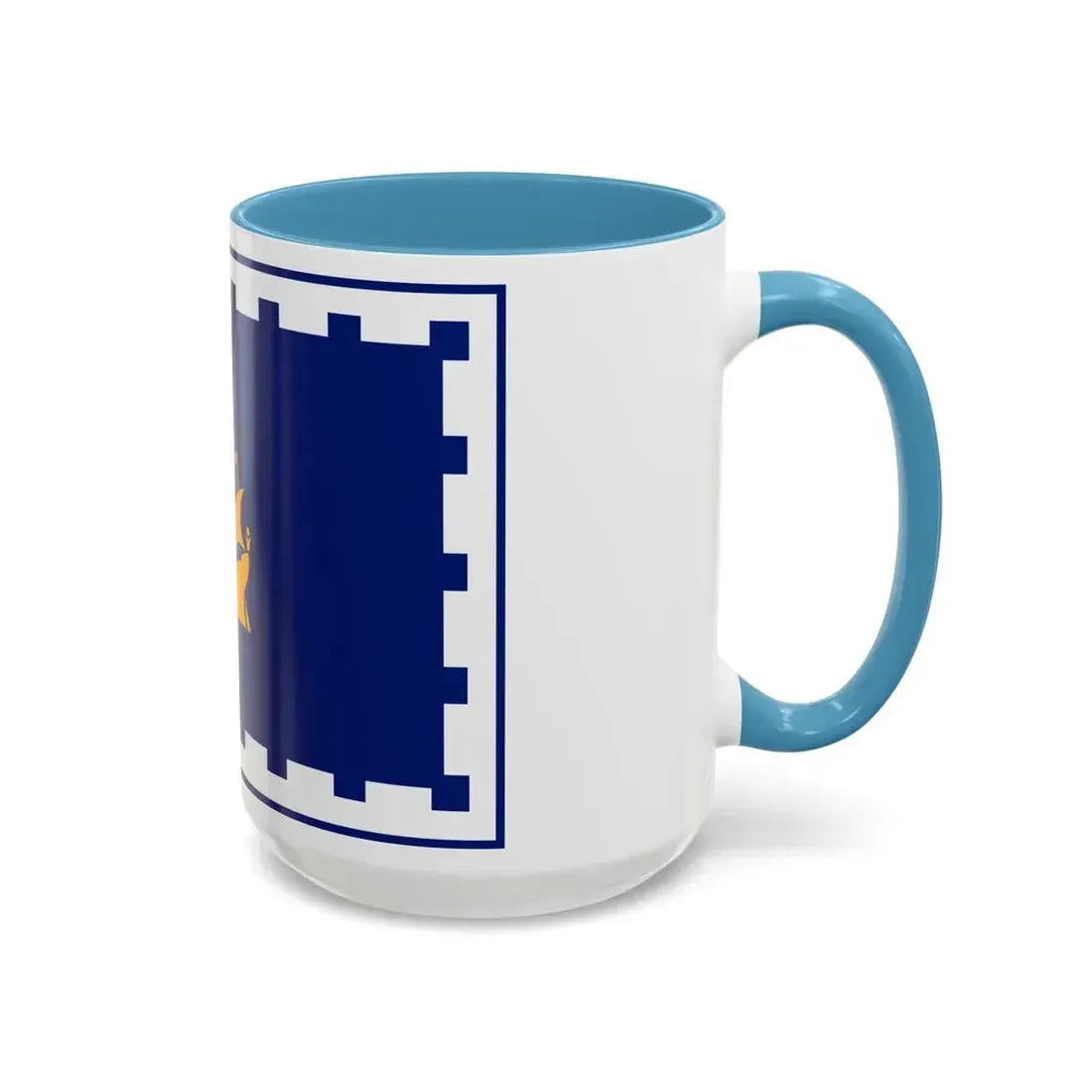 Flag of Quebec City Canada - Accent Coffee Mug - Go Mug Yourself