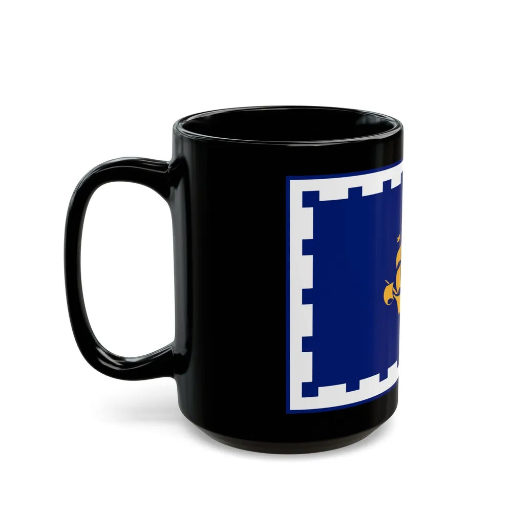 Flag of Quebec City Canada - Black Coffee Mug-Go Mug Yourself