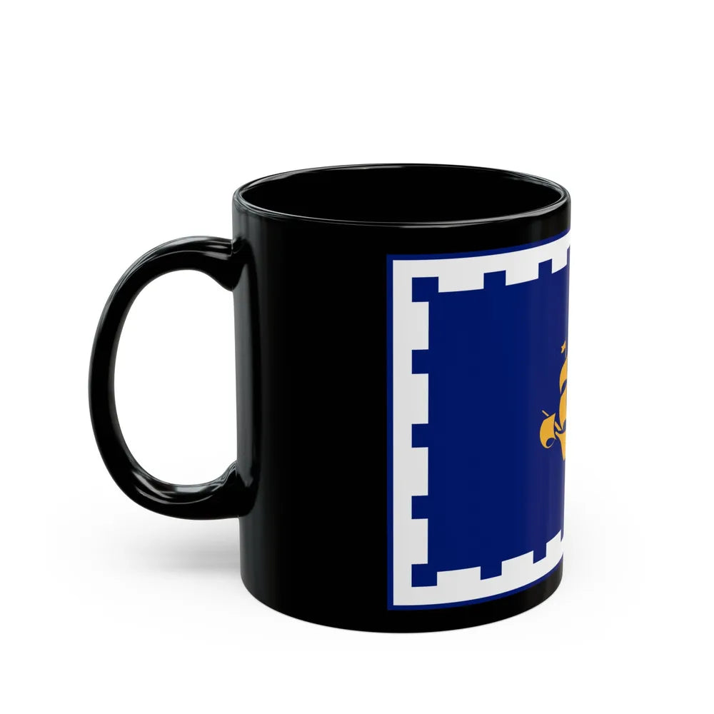 Flag of Quebec City Canada - Black Coffee Mug-Go Mug Yourself