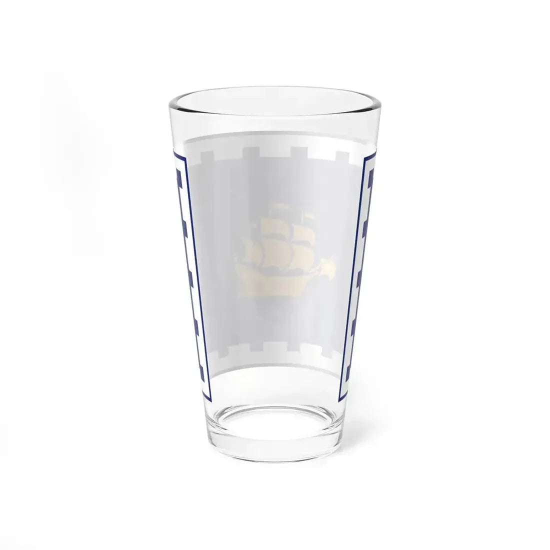 Flag of Quebec City Canada - Pint Glass 16oz - Go Mug Yourself