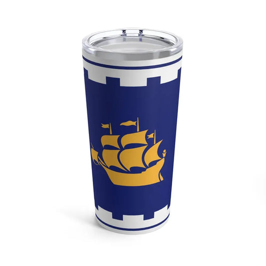 Flag of Quebec City Canada - Tumbler 20oz 20oz - Go Mug Yourself