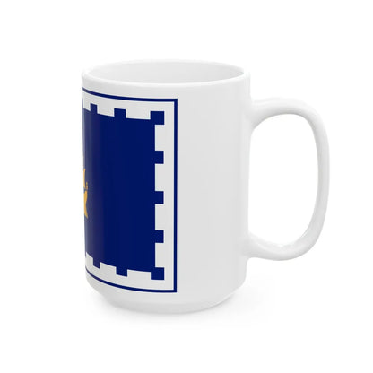 Flag of Quebec City Canada - White Coffee Mug-Go Mug Yourself