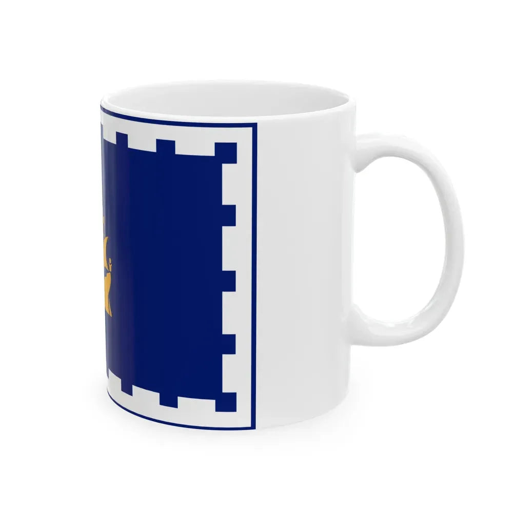 Flag of Quebec City Canada - White Coffee Mug - Go Mug Yourself