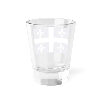 Flag of Quebec modified for visibility (Canada) Shot Glass 1.5oz - Go Mug Yourself