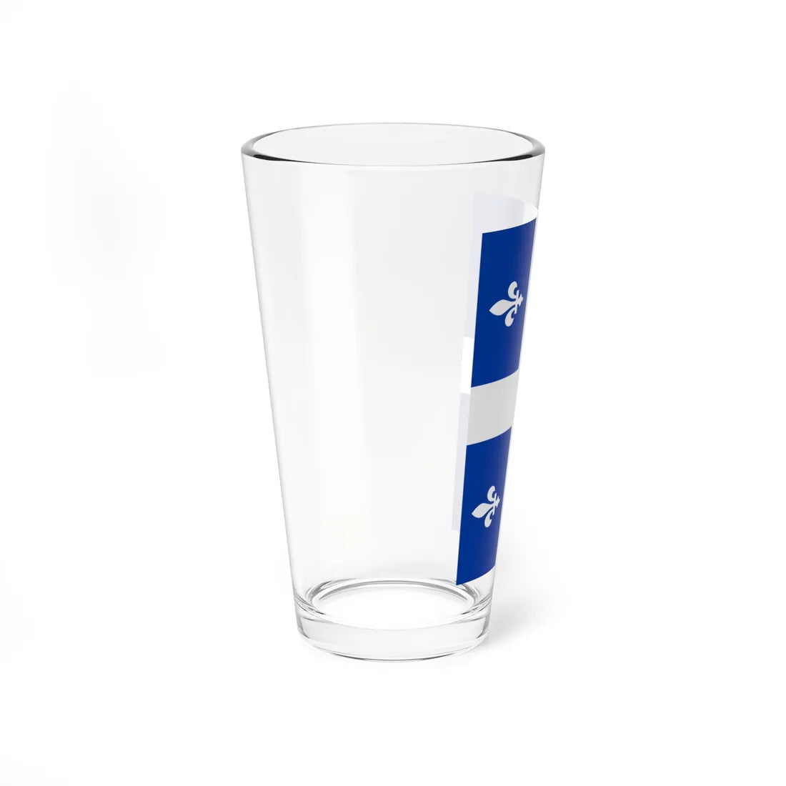Flag of Quebec vertical (Canada) Pint Glass 16oz - Go Mug Yourself