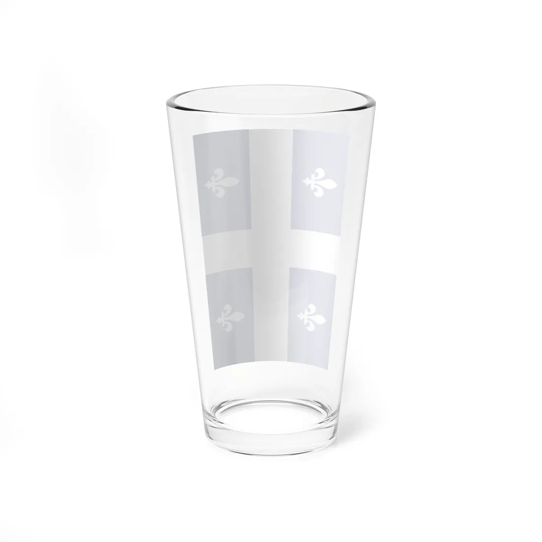 Flag of Quebec vertical (Canada) Pint Glass 16oz - Go Mug Yourself