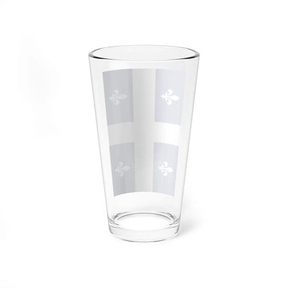 Flag of Quebec vertical (Canada) Pint Glass 16oz - Go Mug Yourself