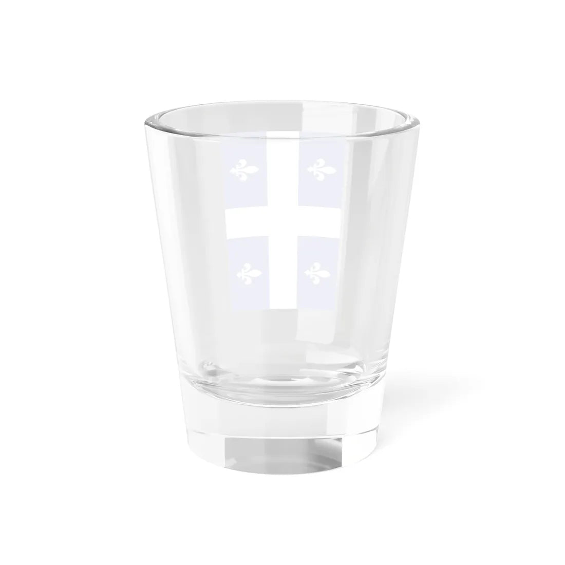 Flag of Quebec vertical (Canada) Shot Glass 1.5oz - Go Mug Yourself