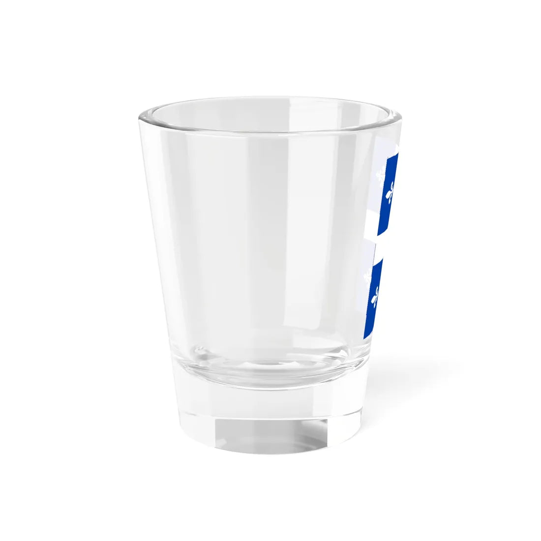 Flag of Quebec vertical (Canada) Shot Glass 1.5oz - Go Mug Yourself