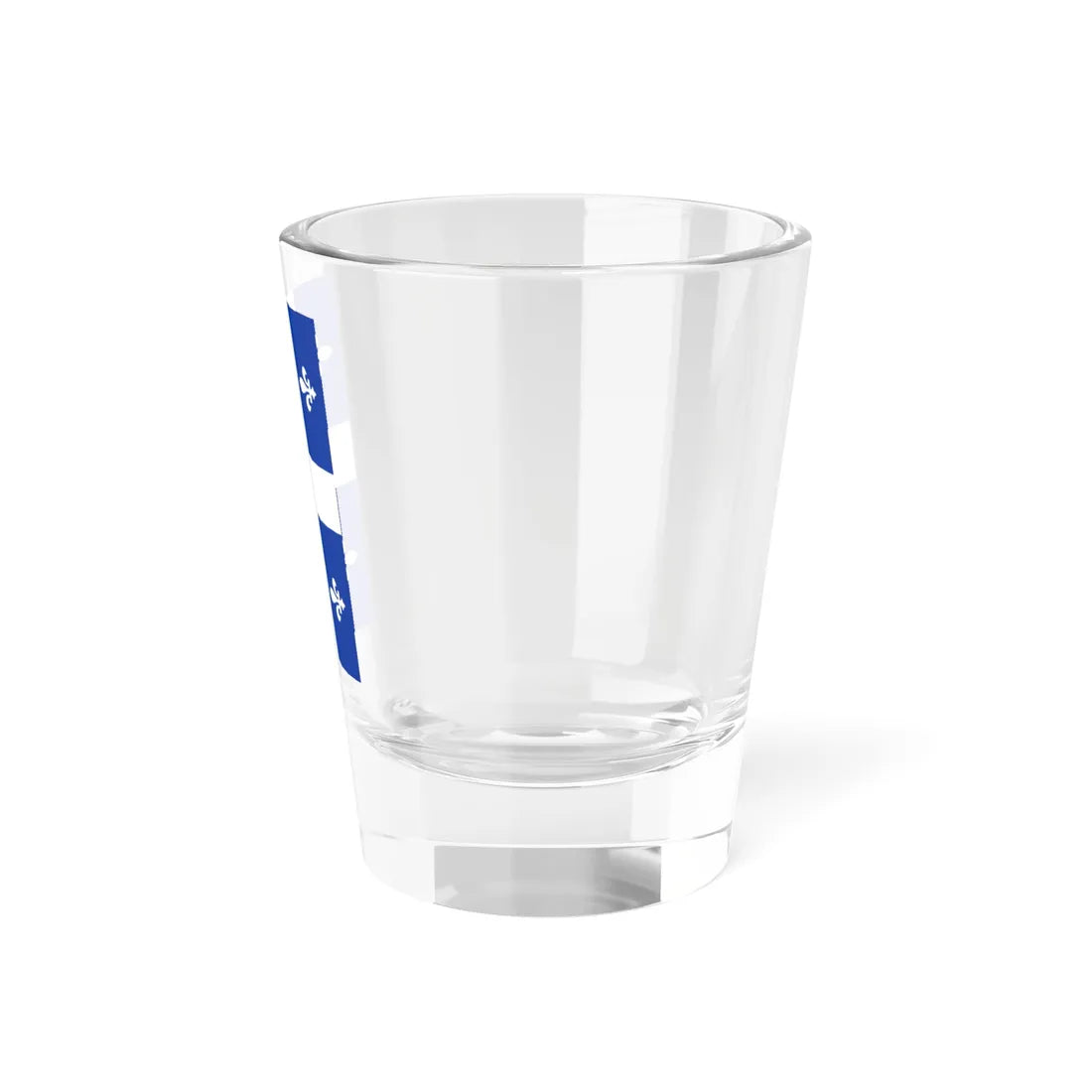 Flag of Quebec vertical (Canada) Shot Glass 1.5oz - Go Mug Yourself