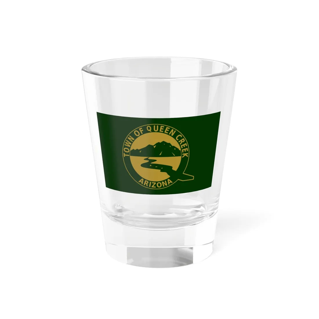 Flag of Queen Creek Arizona (United States) Shot Glass 1.5oz 1.5oz - Go Mug Yourself