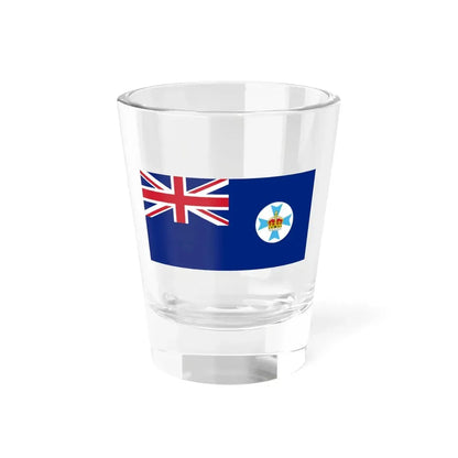 Flag of Queensland 1901-1963 (Australia) Shot Glass 1.5oz 1.5oz - Go Mug Yourself
